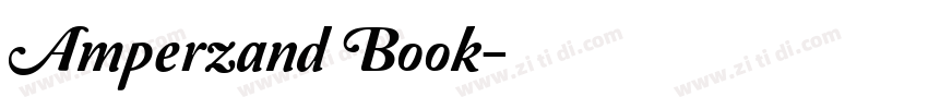 Amperzand Book字体转换 Amperzand Book字体转换